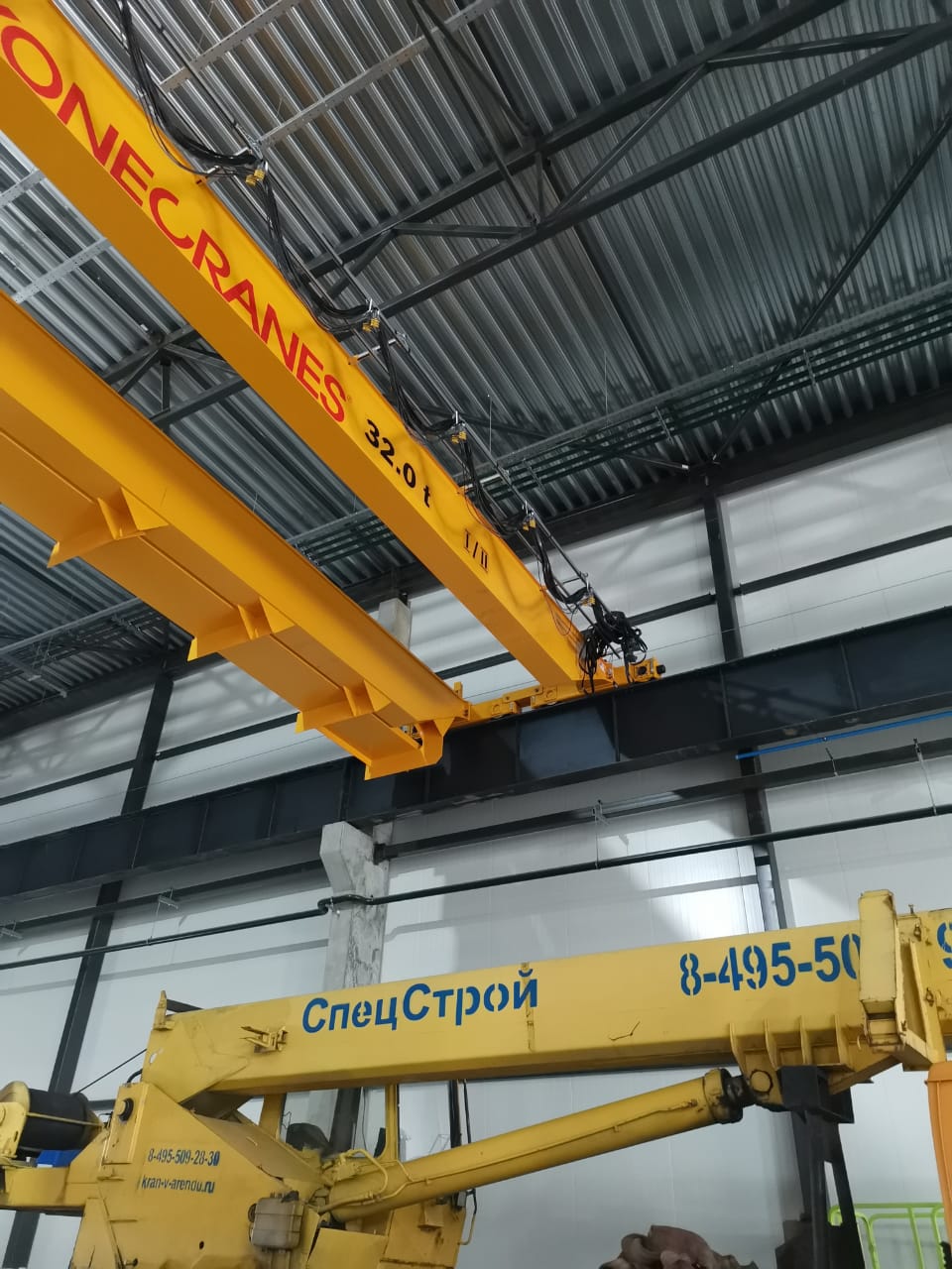 Монтаж мостового крана